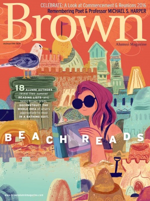 Cover of the July/August 2016 issue of Brown Alumni Magazine