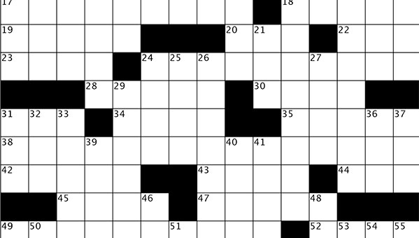 Crossword puzzle