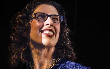 Dr. Megan Ranney &rsquo;10 MPH, at her Commencement forum