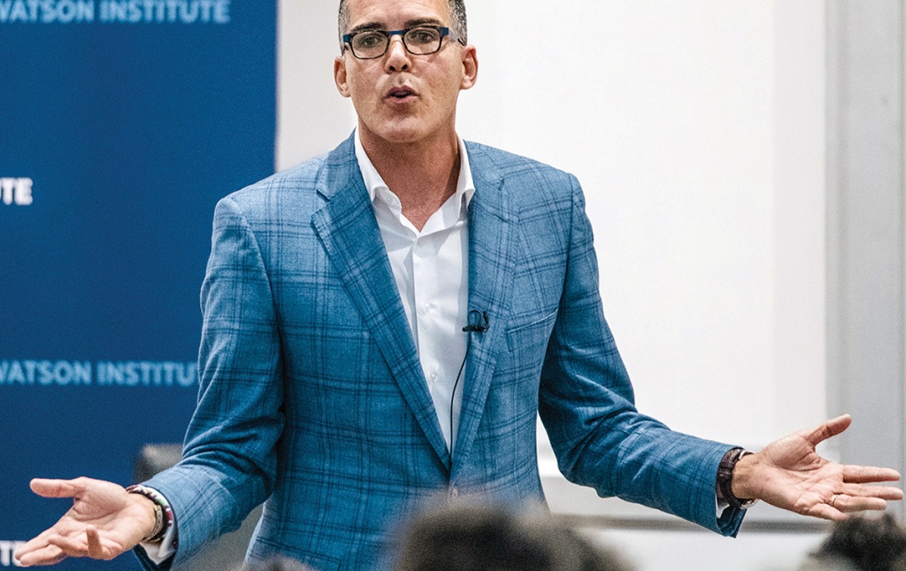 James Forman &rsquo;88 speaking