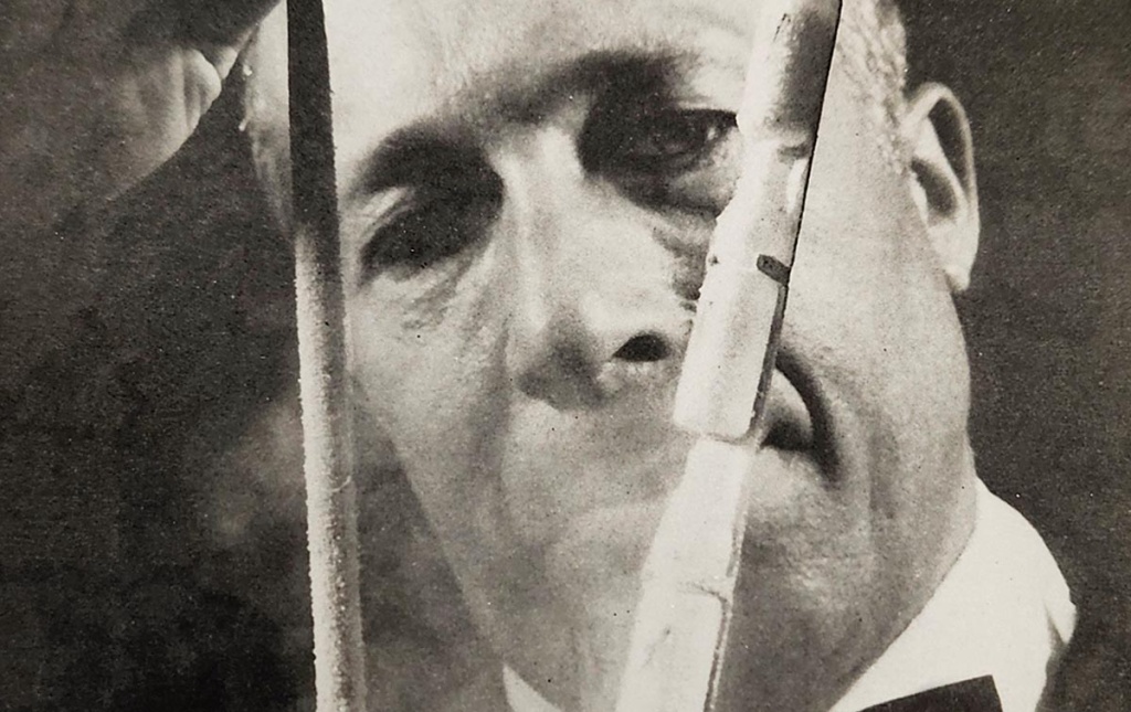 Archival black and white image of Jerome Sherman