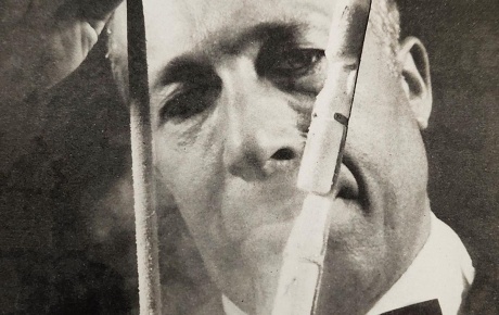 Archival black and white image of Jerome Sherman